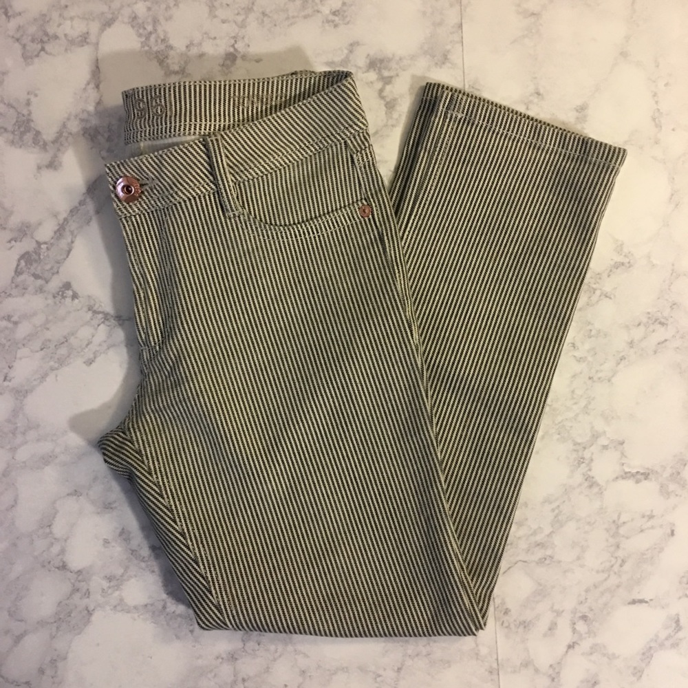 🖤Striped DL1961 Cropped Pants
